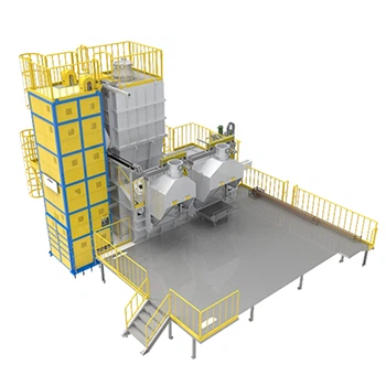 Tower melting furnace